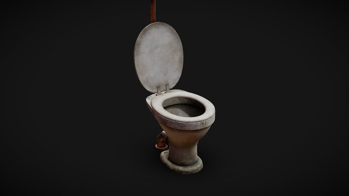 Old toilet 3D Model