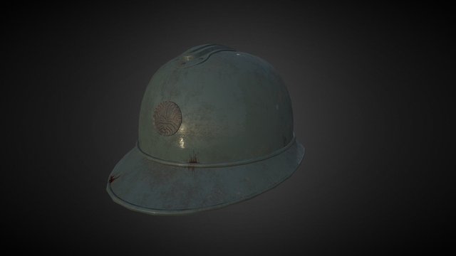 Adrian Helmet (Modified) 3D Model