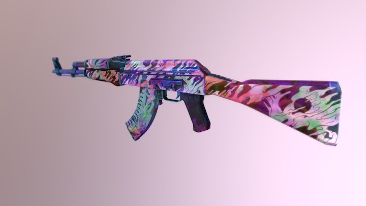AK-47 | Faceless Art 3D Model