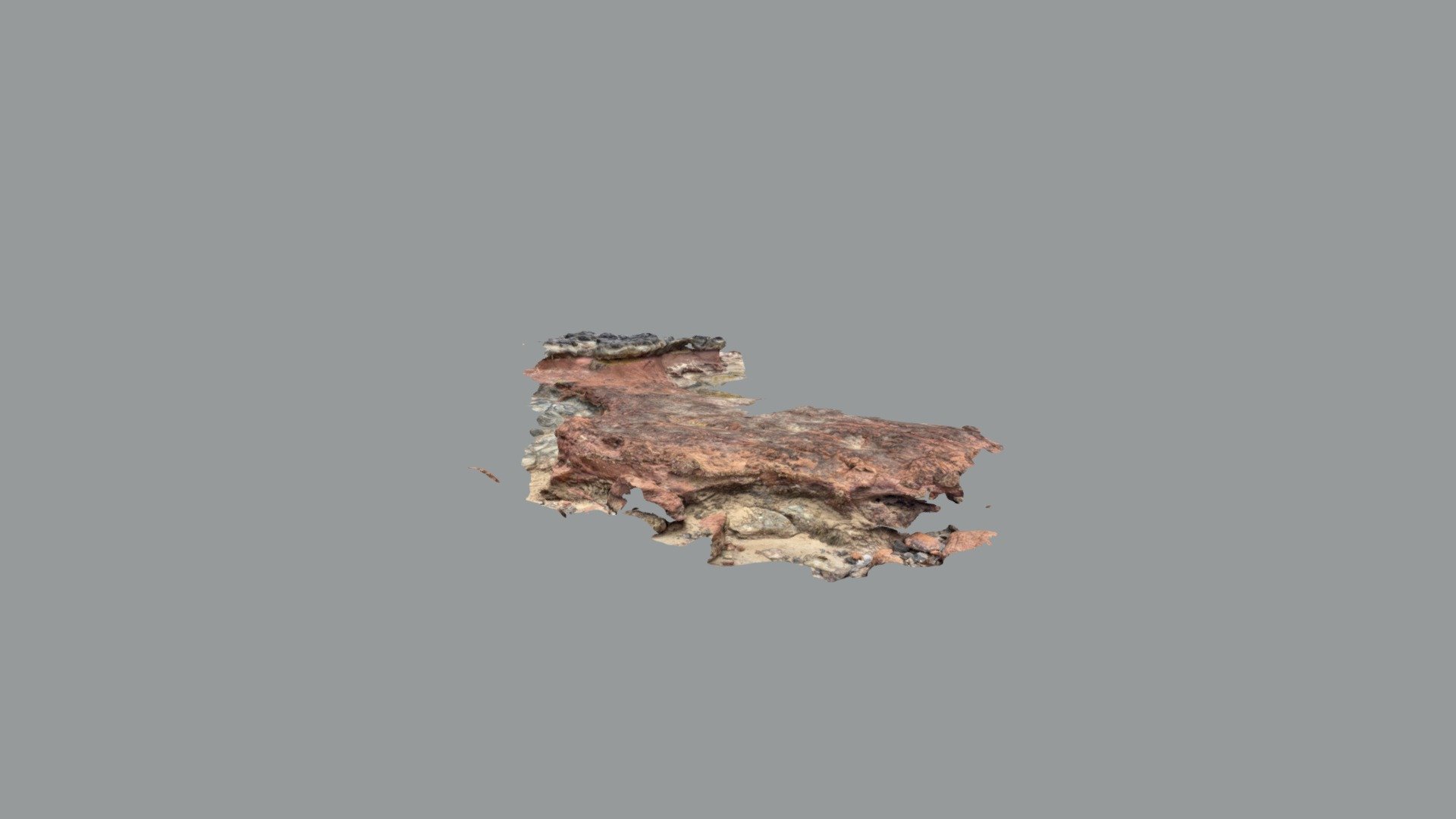 Kitty Miller Bay basalt & tuff contact