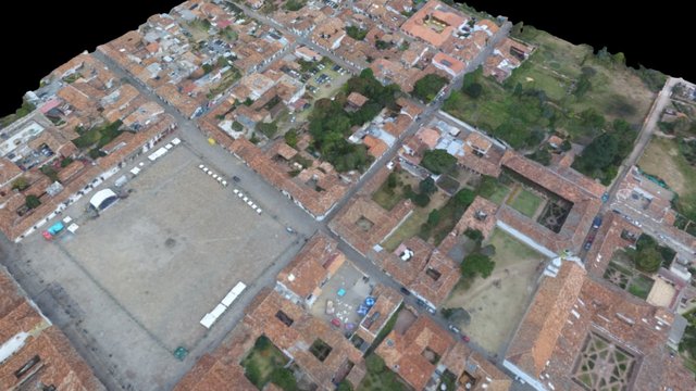 Villa De Leiva 3 Simplified 3d Mesh 3D Model