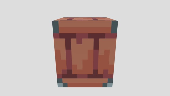 Simple Box/crate 3D Model