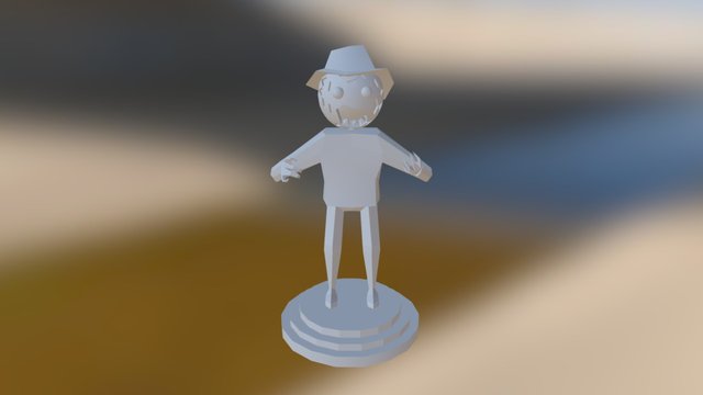 Zombie Krueger 3D Model