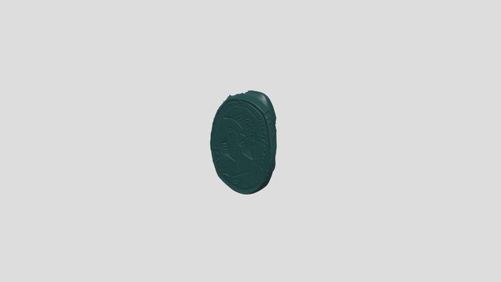 Scarabeo Testa maschile rivolta a sinistra 3D Model