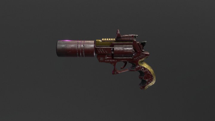 peace keeper revolver 3D Model