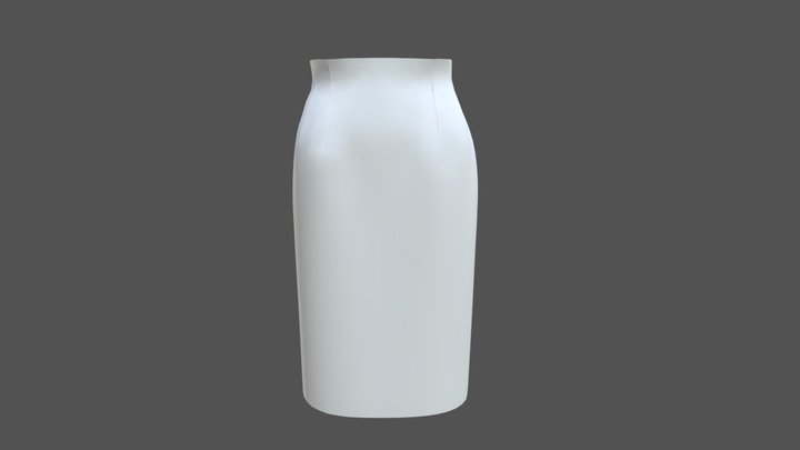 5 Empire Skirt 3D Model