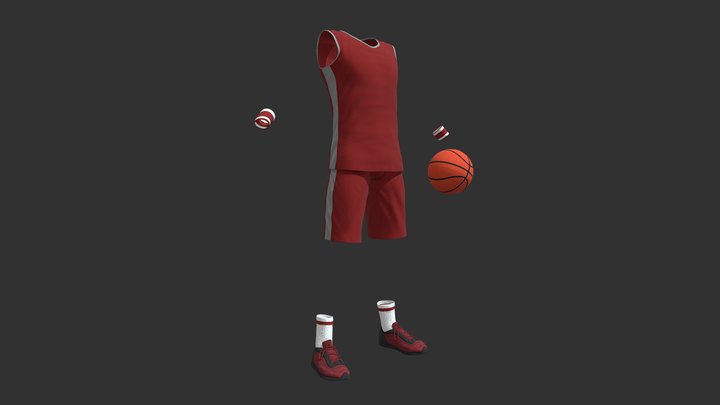 Basketball Pack 3D Model