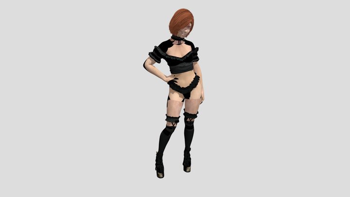 lingerie-girl 3D Model
