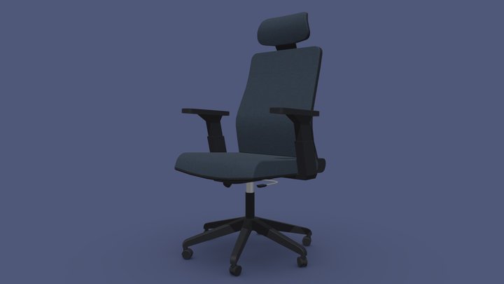 Office Chair - Free Low poly – Free 3D Model STL