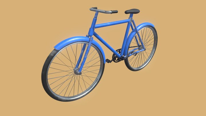 Bike - game-ready 3D Model