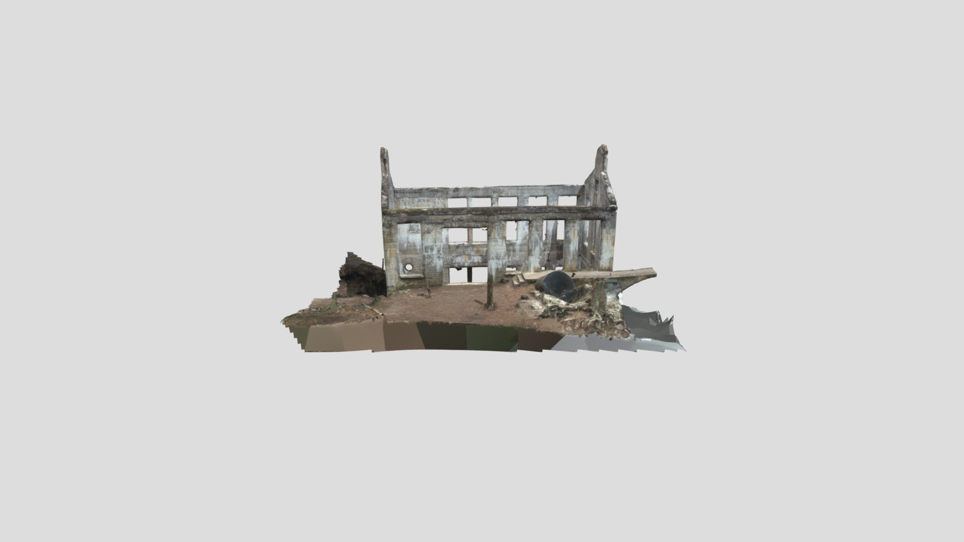 Carbide Willson Ruins - Low Res Model - 3D model by ...