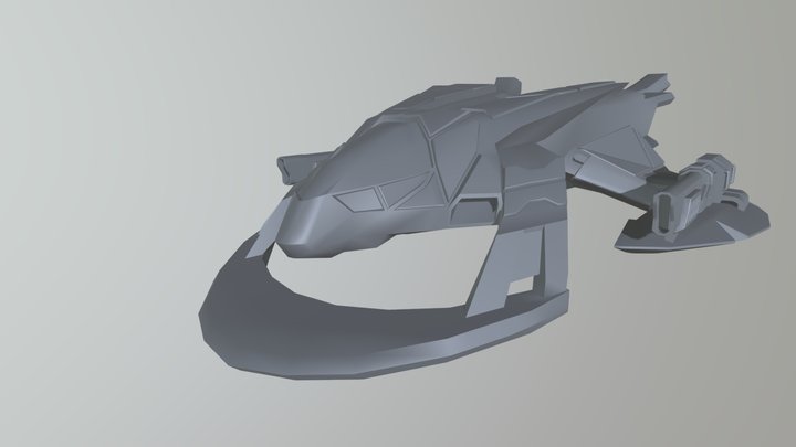 Fighter Viking 3 Weapon Corected 3D Model