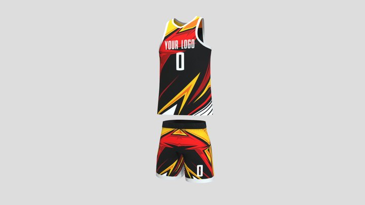 Basketball jersy 3D Model