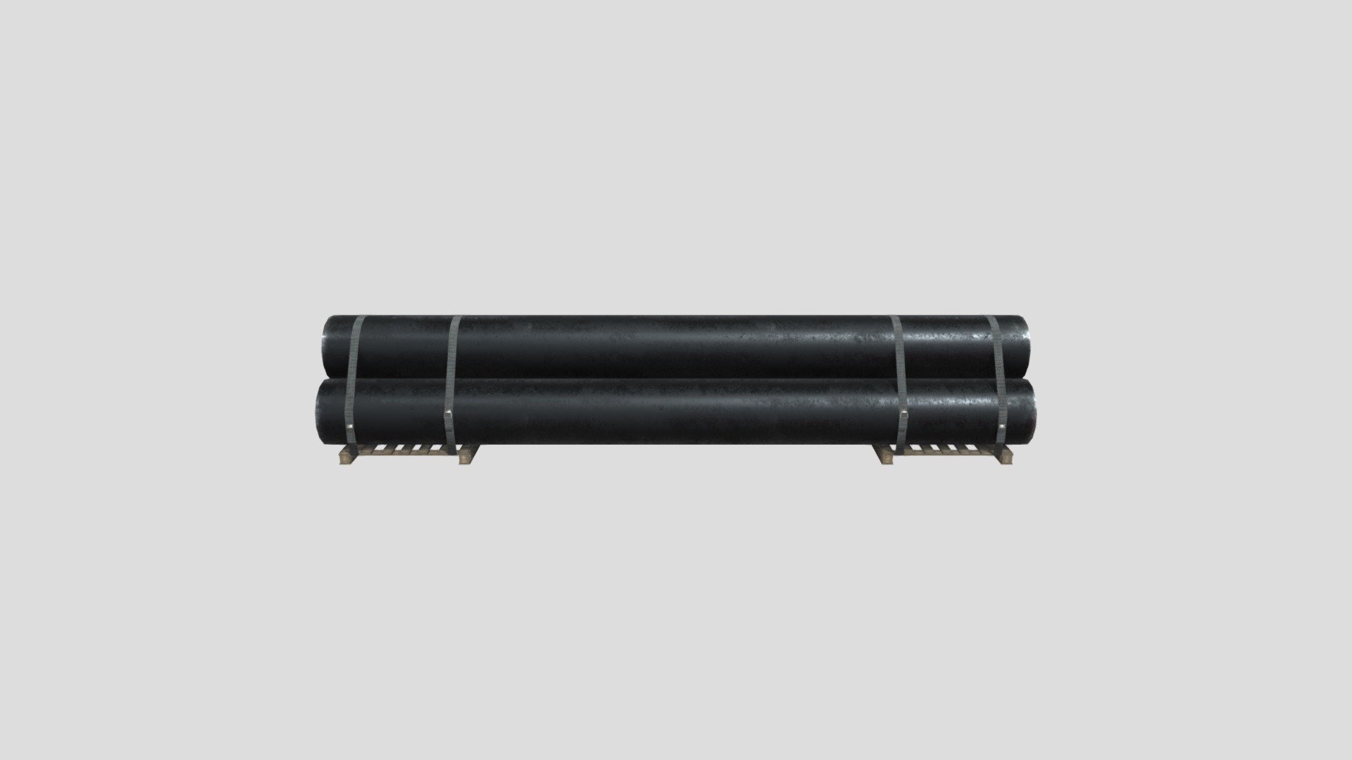 Pipes on pallets