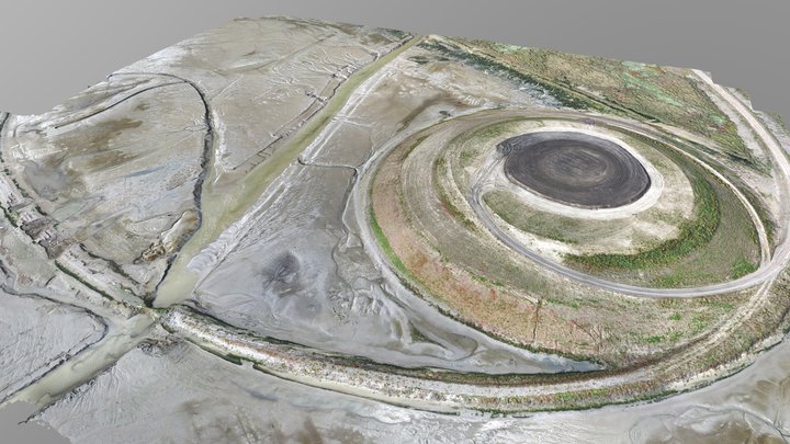 Hedwigepolder Zuidwest 3D Model