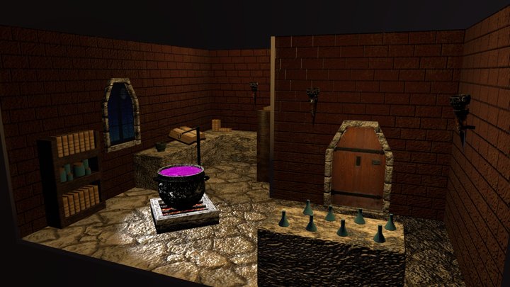 The Sorcerer's Apothecary 3D Model