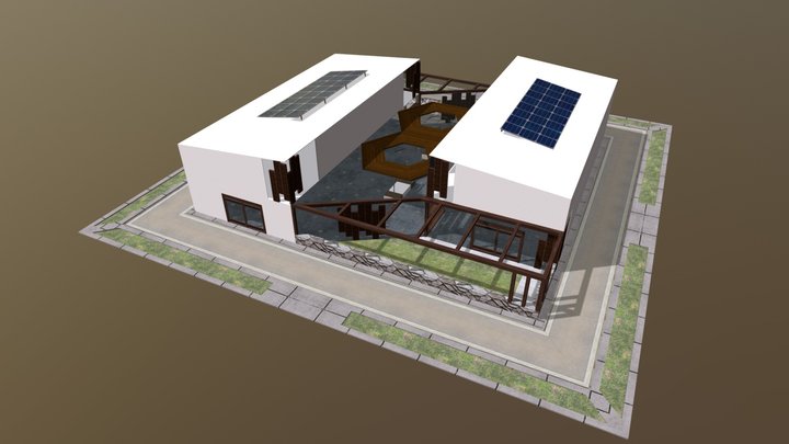 Modern Store/House - Vega 3D Model