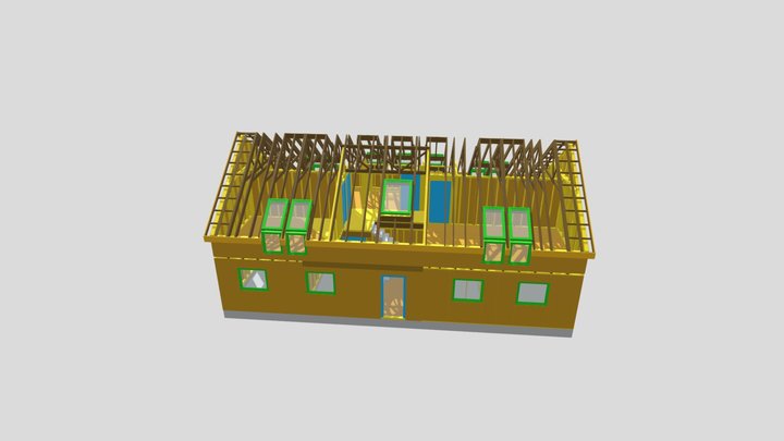 TTF19299 Bolenna 3D House View 3D Model