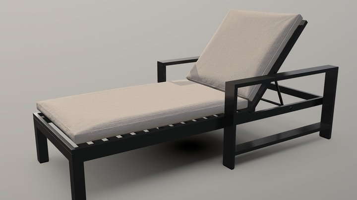 Yard Chair 3d Model PBR – Modèle 3D gratuit STL