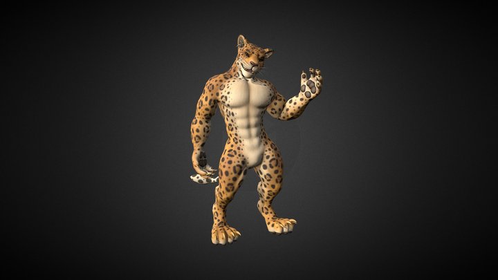 Jaguar VRChat Avatar 3D Model