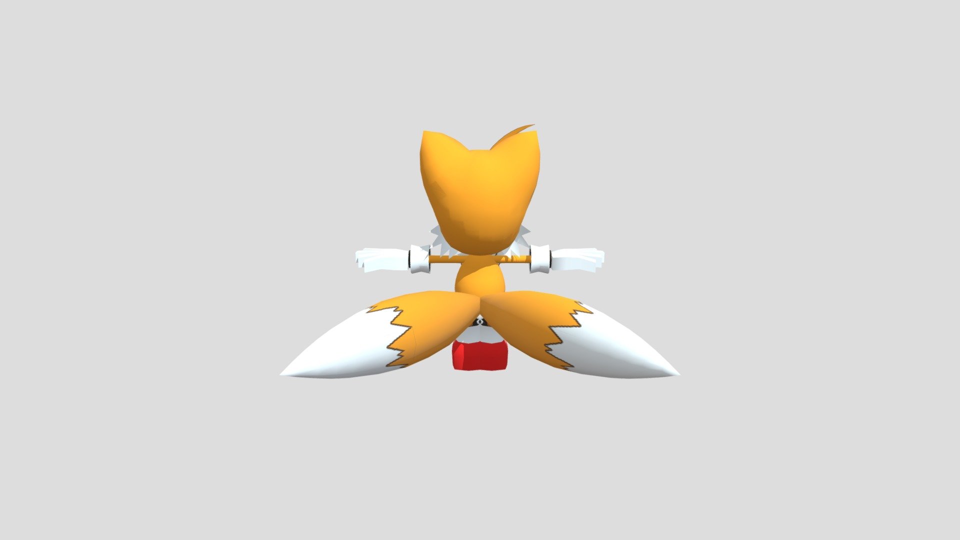 Classic Tails - Download Free 3D model by ivan.vladimirov08  (@ivan.vladimirov08) [a22e1d2]