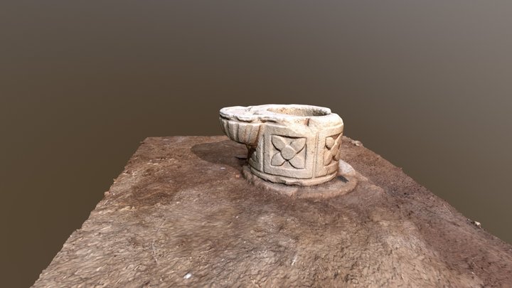 Pozo del Convento Agustino San Joaquin 3D Model