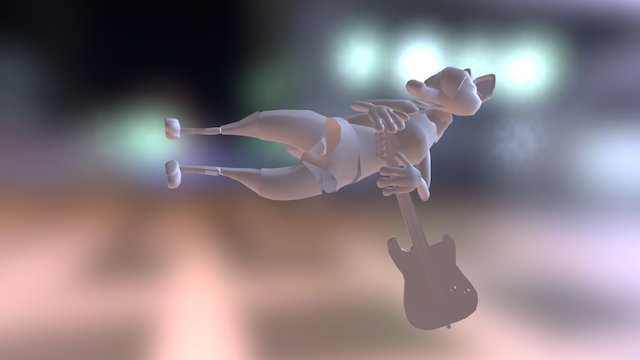 Coyote Female Medium Combo Dropkick Straight 3D Model