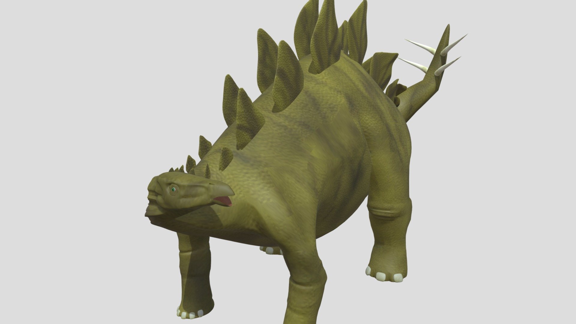 stegosaurus - Download Free 3D model by seth the yutyrannus ...