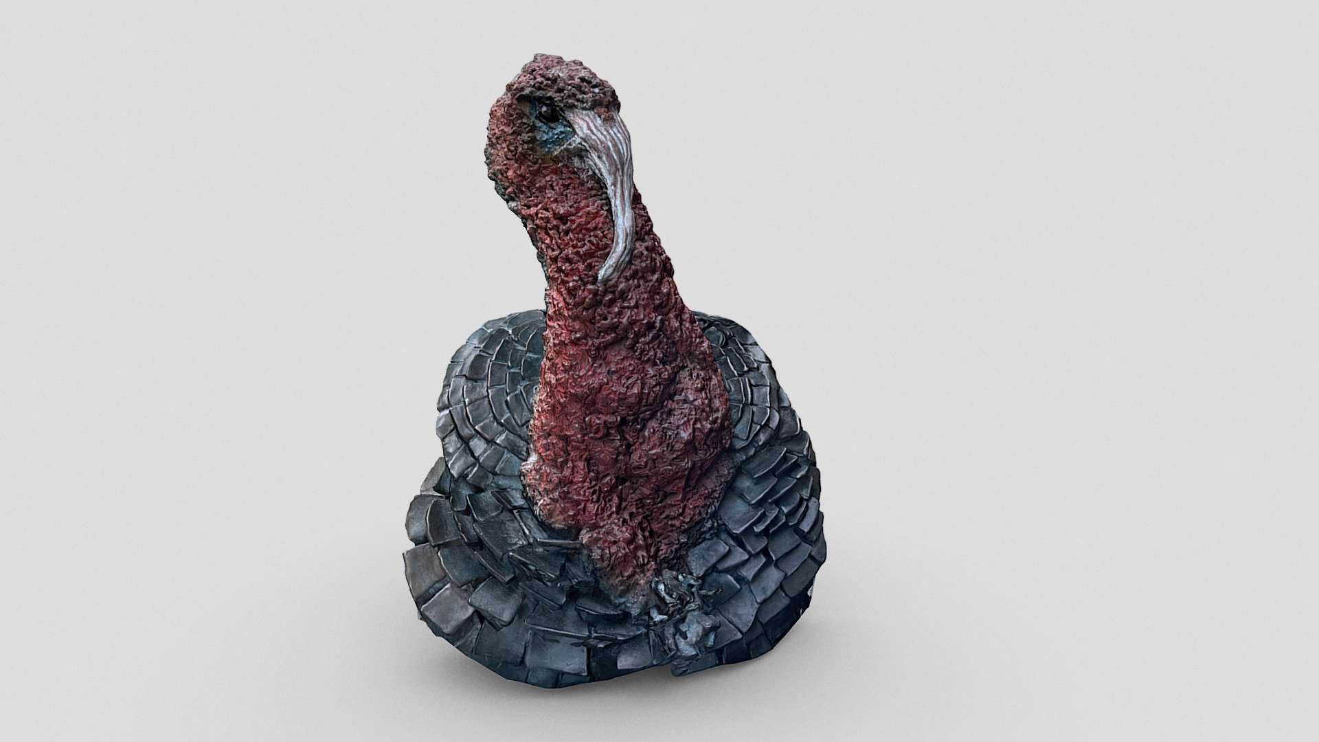 The gobbler - bronze sculpture (LdM)