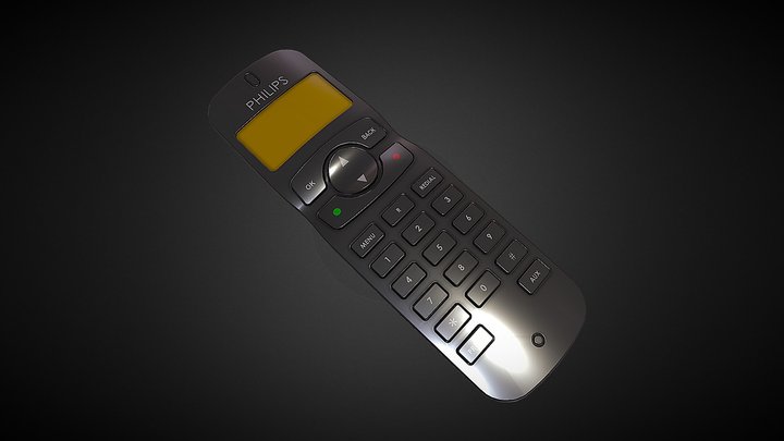 Philips Remote 3D Model