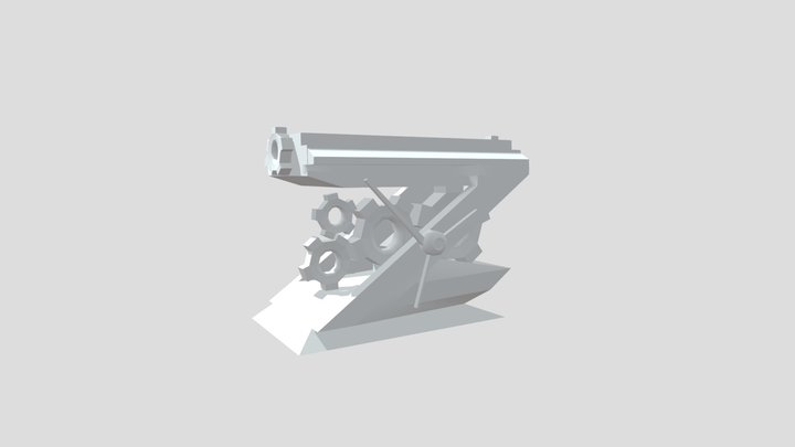 CT4012-2024 Steampunk Z Clock 3D Model