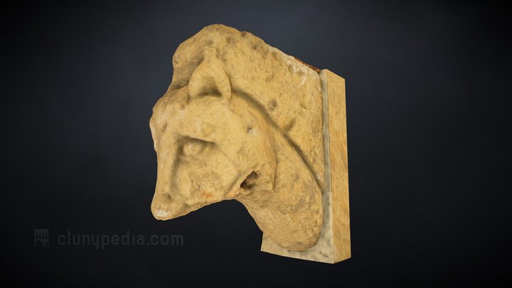 Canecillo románico (ca. 1100) 3D Model