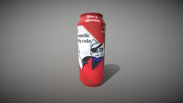 Fizztopia - comedic kitty cola 3D Model