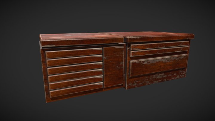 Charting Table 3D Model