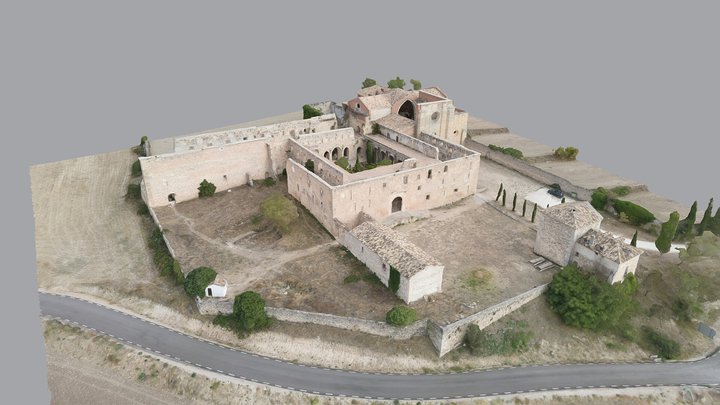 Santa María de Monsalud Abbey 3D Model