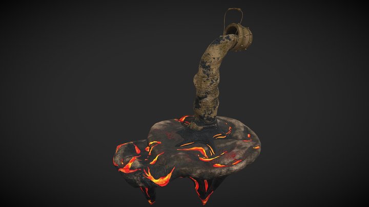 Stylized Bucket Life 3D Model