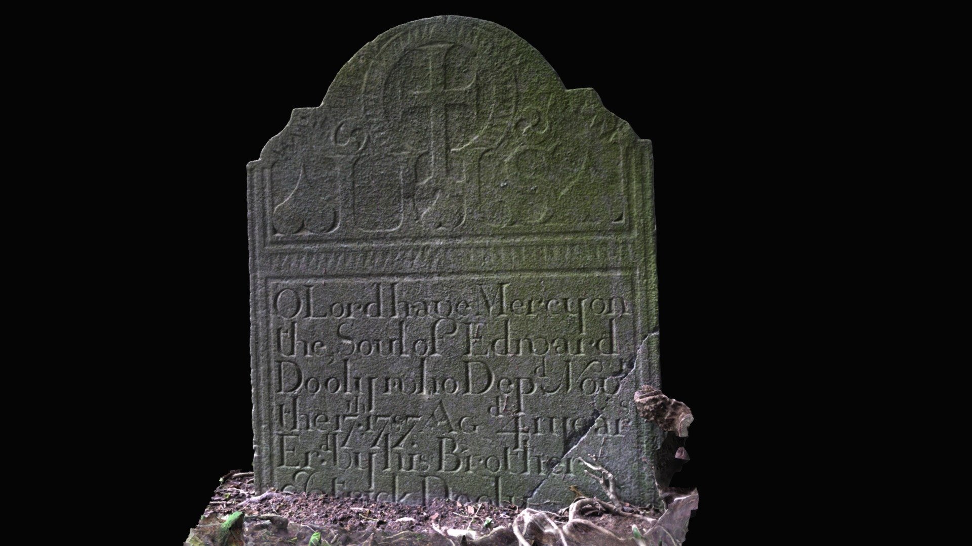 Seir Kieran Headstone - Download Free 3D model by Archaeological Survey ...