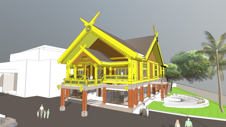 Rumah Budaya Pasisi Sibolga 3D Model