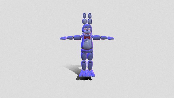 holo-unwithered-bonnie-fbx 3D Model