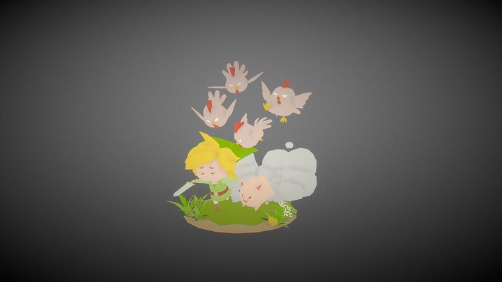 Link Chase 3D Model