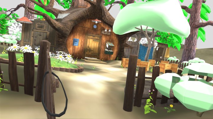 Маша и медведь дом Миши/Masha and the Bear – Kostenloses 3D-Modell STL
