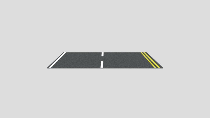 MAG Double Yellow White Dash Right Five Two – Modello 3D gratuito STL