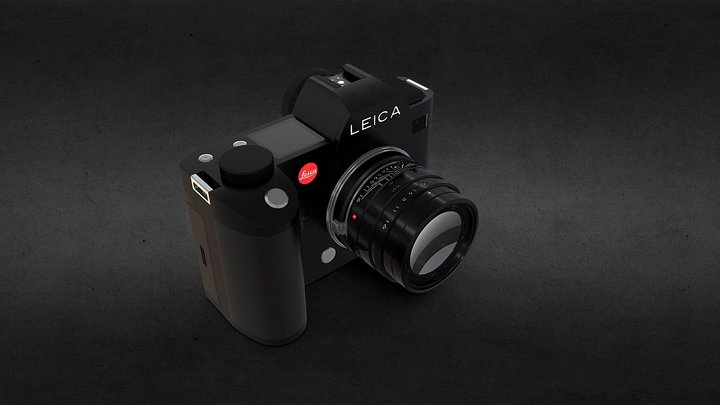 Leica SL + Summilux 1.4 35mm 3D Model