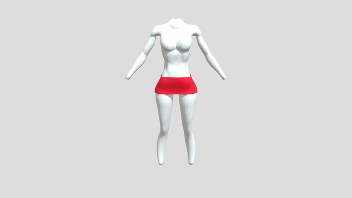Mini Skirt 3D Model