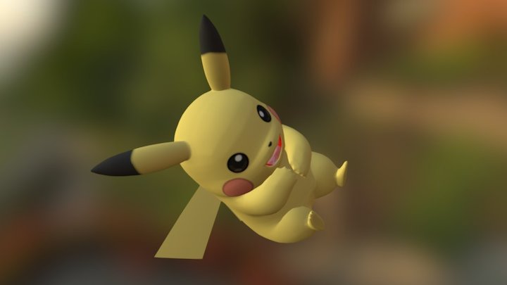 Pikachu animated 3D Model