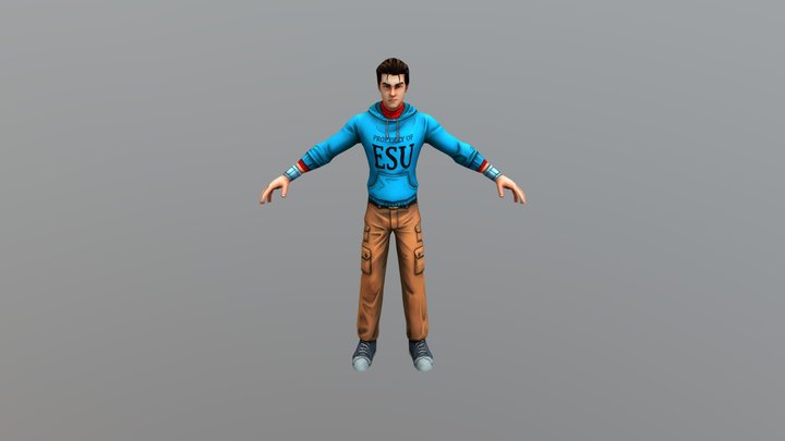 peter-parker-from-spider-man-unlimited-android 3D Model