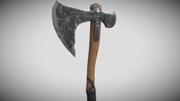 God Of War Axe 3D Model