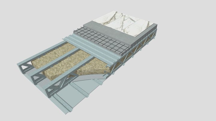 03 Перекрытие межэтажное 3D Model