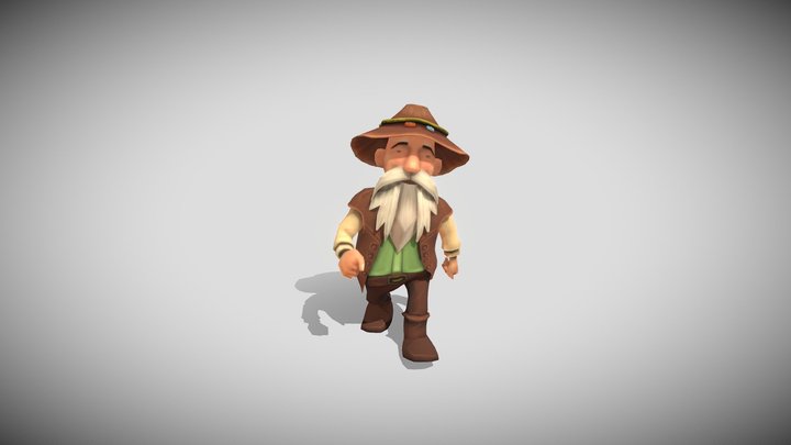 OLDMAN VILLAGER 3D Model