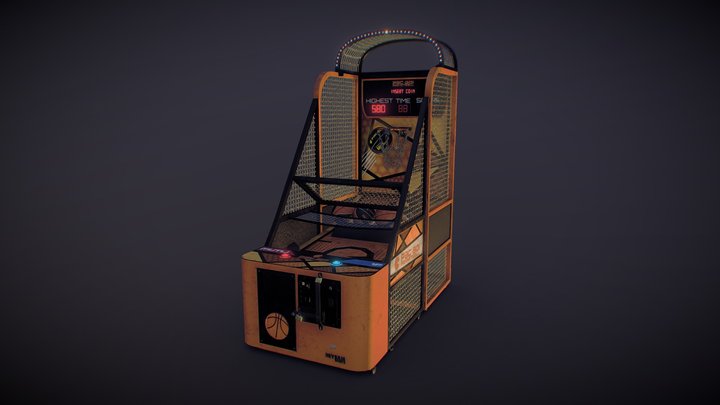 HEYSAM: Pac-Boi Basketball 3D Model
